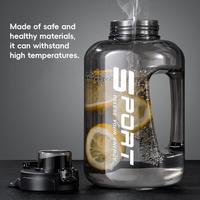 2.5l Large Capacity Sports Water Bottle Big Belly Cup Cup Bottle Water Ton Ton Sports New Space Plastic Portable Student Bu Z8k6