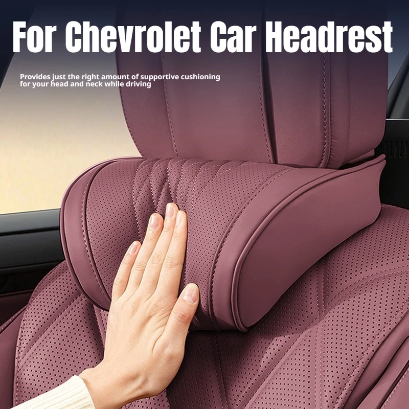 For Chevrolet Slow Rebound Car Neck Pillow Fit Tahoe Suburban Equinox Traverse Blazer Malibu Camaro Silverado Car Accessories view 2