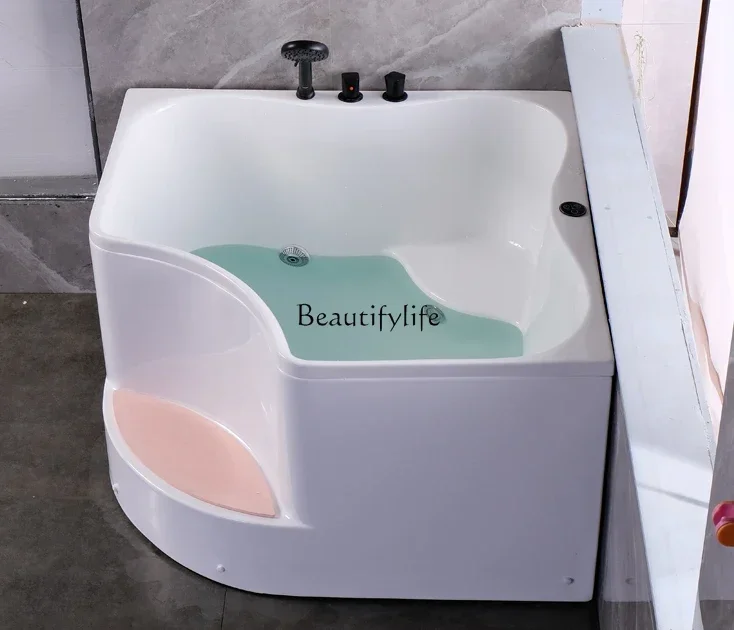 ls 04FG10Acrylic Walk-in Small Bathtub Adult Full Body Adult Bathtub Mobile