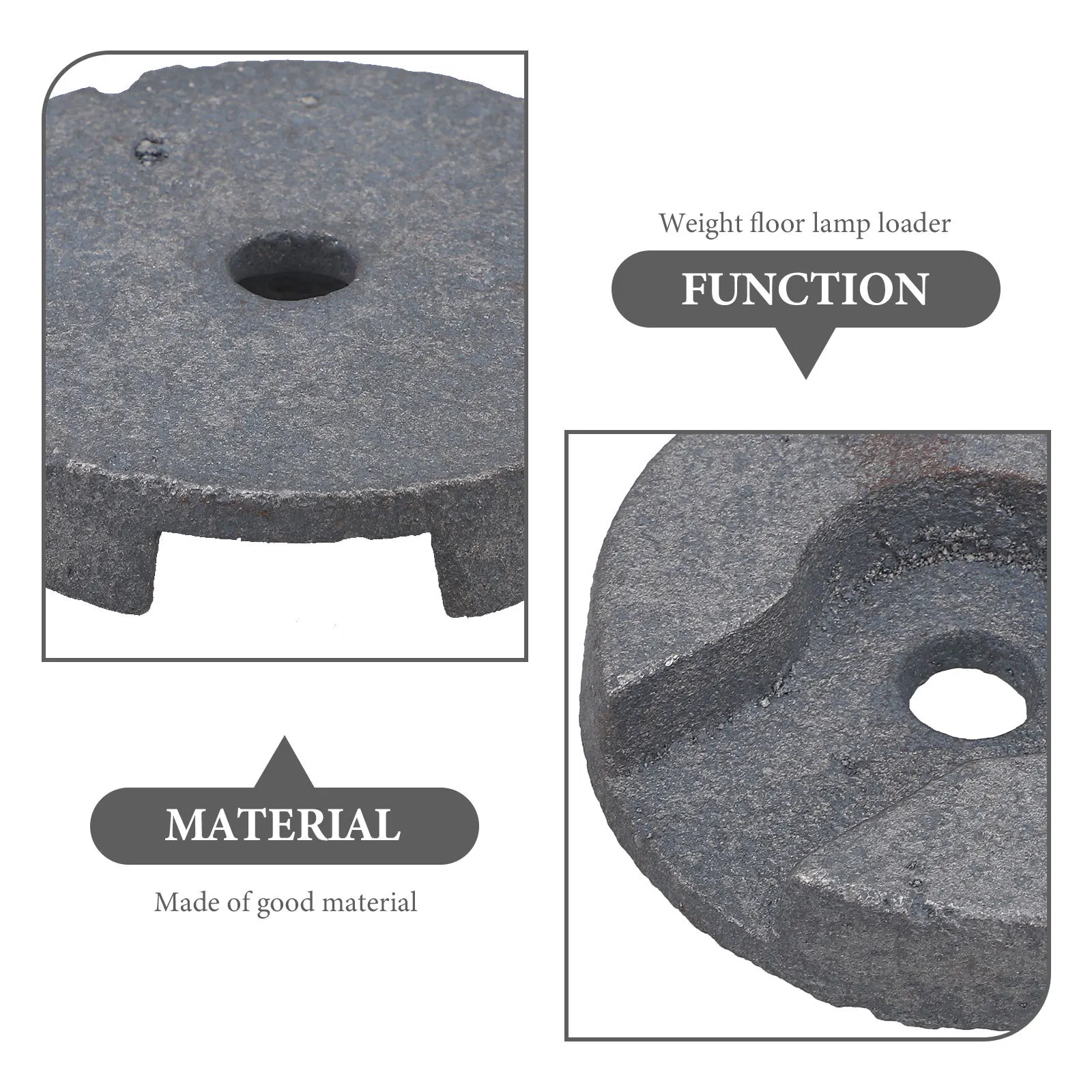 

Железный круглый утяжеленный цоколь лампы, сверхмощный настольный торшер, стабильная подставка, аксессуар для загрузчика, подставка для напольного светильника, закругленное шасси