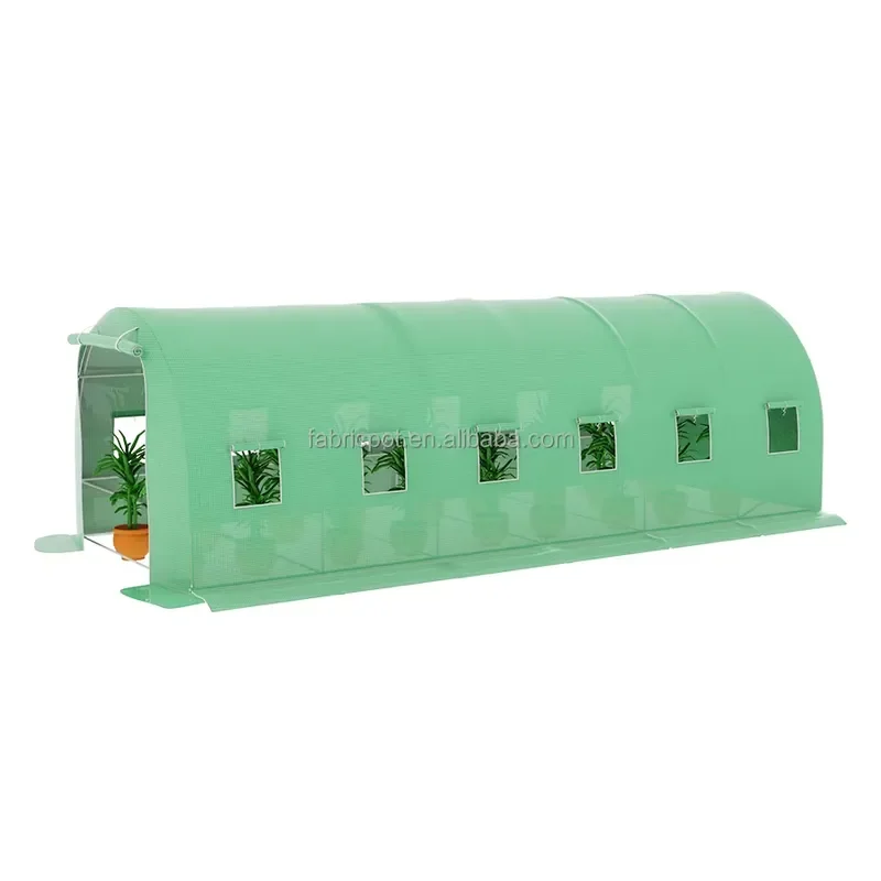 Portable Small Garden Greenhouse Kit for Vegetable Grower Outdoor Metal Frame Green House