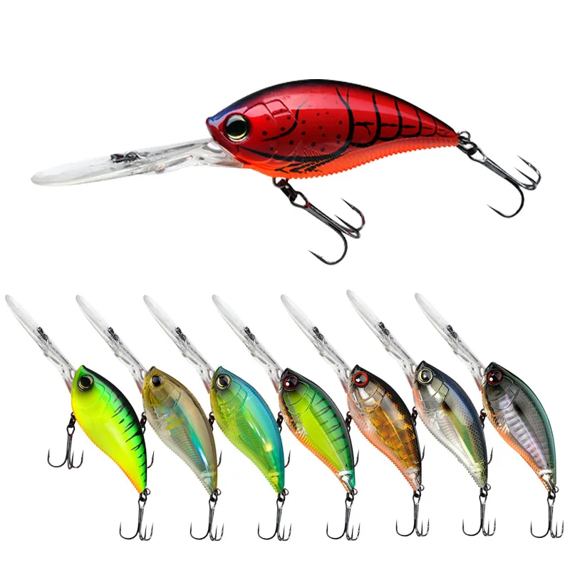 1 Stück Inner Laser Deep Diving Salzwasser Rock n Roll Fat 7cm /21g Harter Köder Wobbler Schleppköder Praktisches Angelzubehör