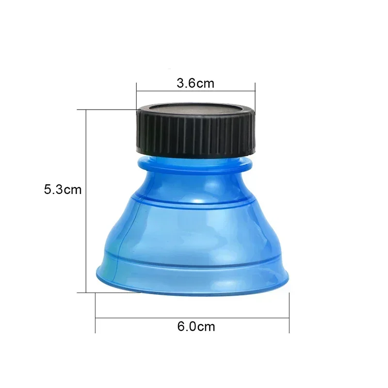 6Pcs Reusable Plastic Airtight Lid Beer Water Dispenser Lid Can Protector Caps Cover Bottle Top Soda Saver Cans Dust Cover