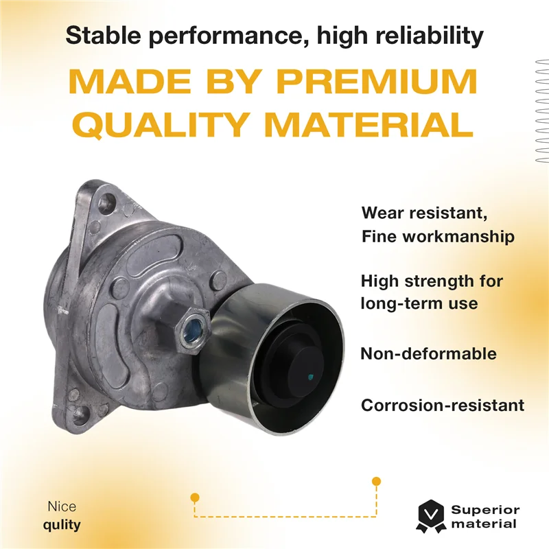 بكرة حزام الموتر A82M LR022809 لمحرك السيارة لاند روفر رينج روفر سبورت L322 L494 2012-2022 PQG500160