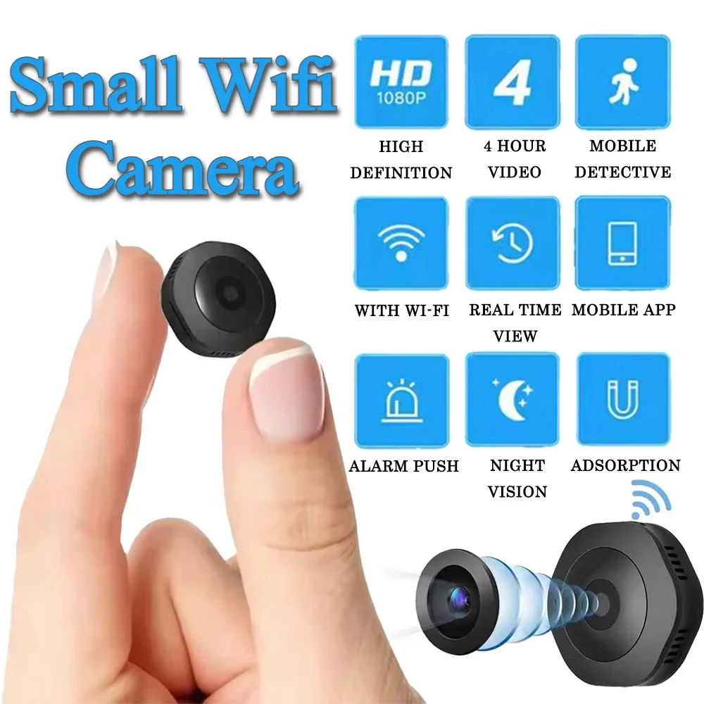 4K 1080P HD Mini Wireless Camera Portable Cam Invisible Night Version Camcorder Wifi Remote Monitor Video Voice Recorder Cameras