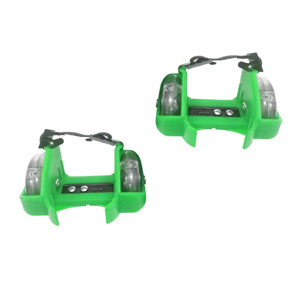 Flashing Child Gift Pulley Heel Adjustable Safety Outdoor Home Skating Flash Heel Wheels Shoes