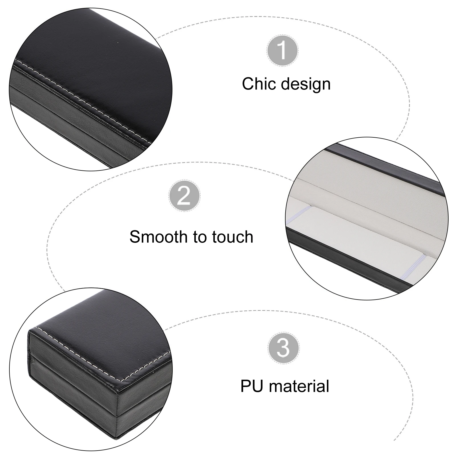 

Watch Box Holder Case Storage Organizer Accessories Watches Jewelry Cases Boxes Showcase Miss