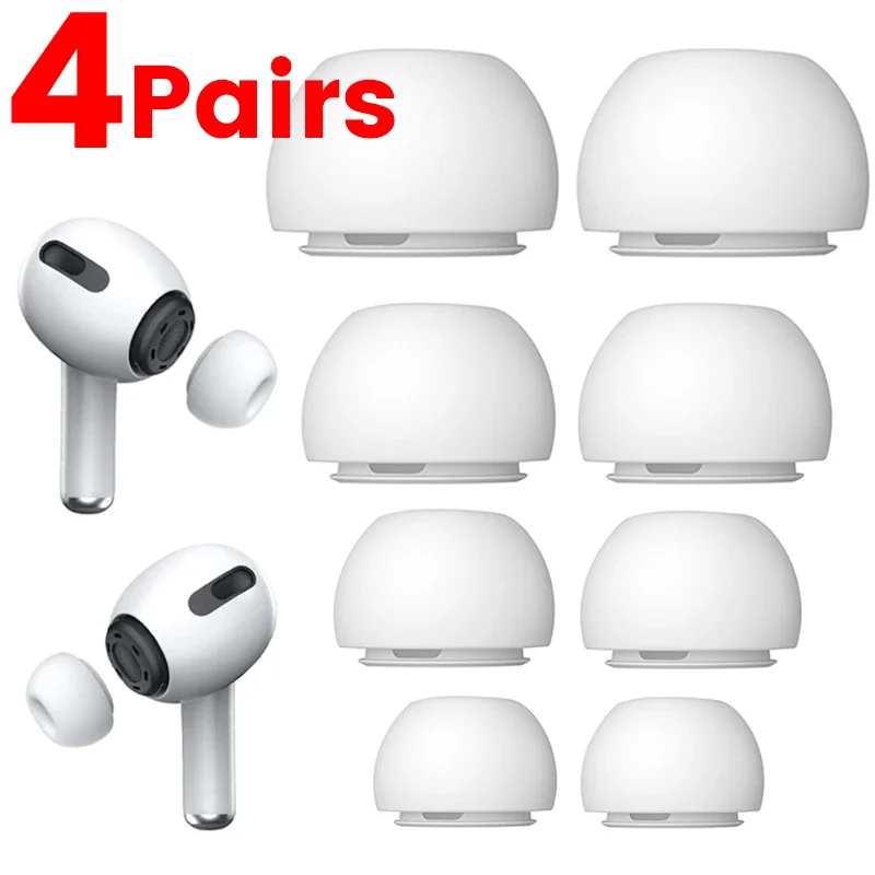 Soft Silicone Ear Tips for Airpods Pro 1/2 Protective Earbuds Cover Noise Reduction Hole Ear-pads for Apple Air Pods Pro