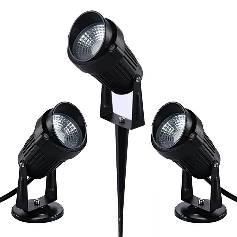 

Outdoor garden lawn waterproof light AC220V AC110V garden landscape light road LED bulb plug-in lighting 3W 5W 7W