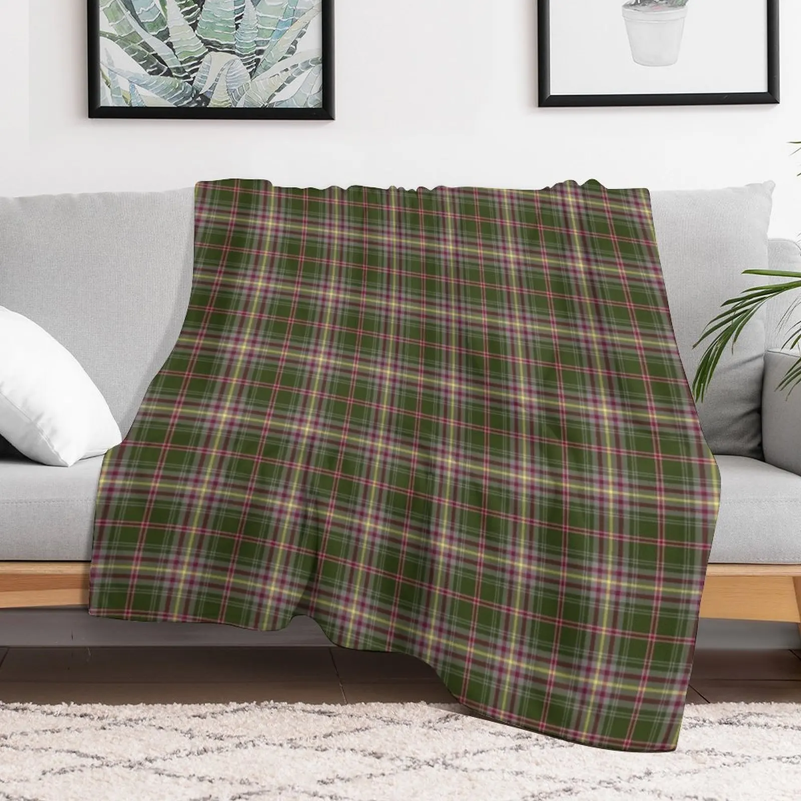 Tasmania Tartan Throw Blanket Decorative Sofas Warm Blankets