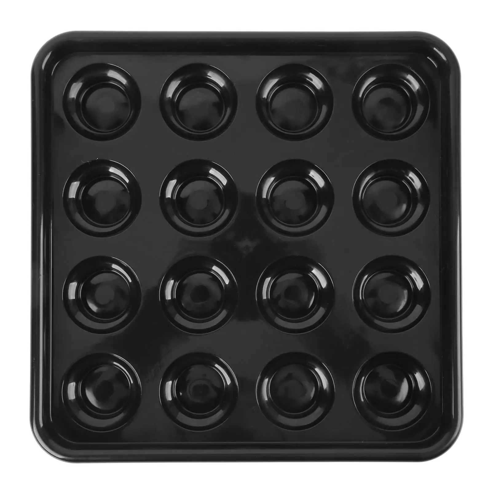 

16-Hole Billiard Storage Tray - Durable Wear-Resistant Billiards Organizer for game Room