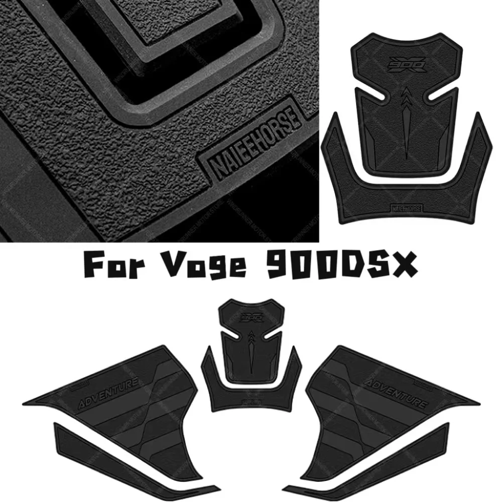 

Motorcycle Accessories Rubber Fuel Tank Stickers Kits Protection Thicken Stickers NEW For Voge DS900X DS 900X