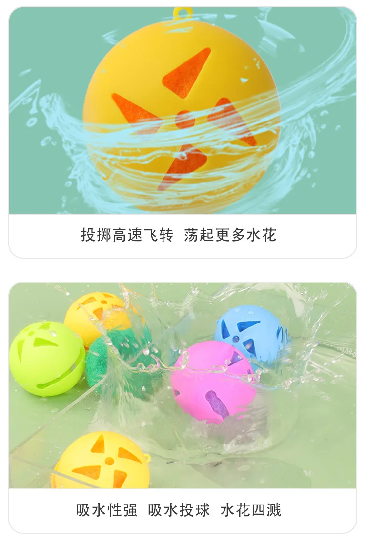 Water Balloons,Water Ball Toy Children's Swimming Pool Beach Party Water Fun Fight Toys,Bath Toys Silicone Water Balls 6cm