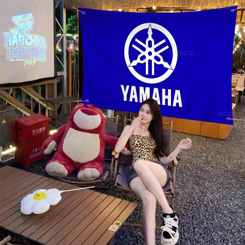 Multinational Y-Yamaha Luxury Retro Flags Multiple Choice Living Studio Booth Interior Decoration Banner