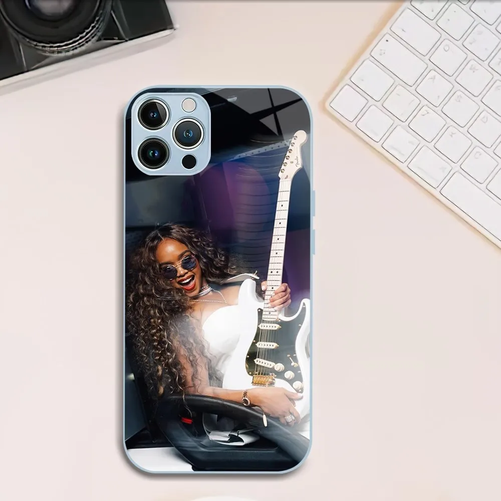 O حالة الهاتف الخلفي لعقلي, غطاء من الزجاج المقسى, مغني الراب, ايفون 11, 14, 12, 13, ميني, برو, بلس, X, XS, ماكس, XR #2
