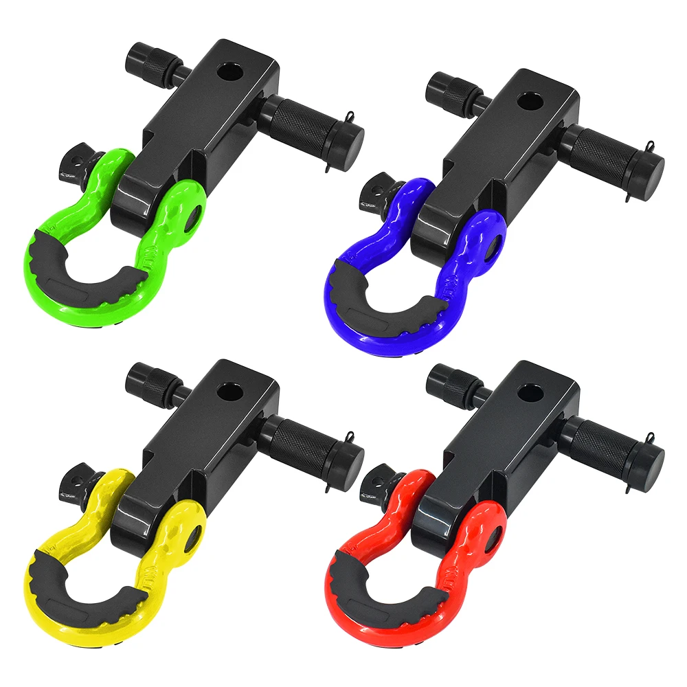 Hot Sale Offroad Emergency Tool Kit Powder Coated Shackle Hitch Receiver For Recovery