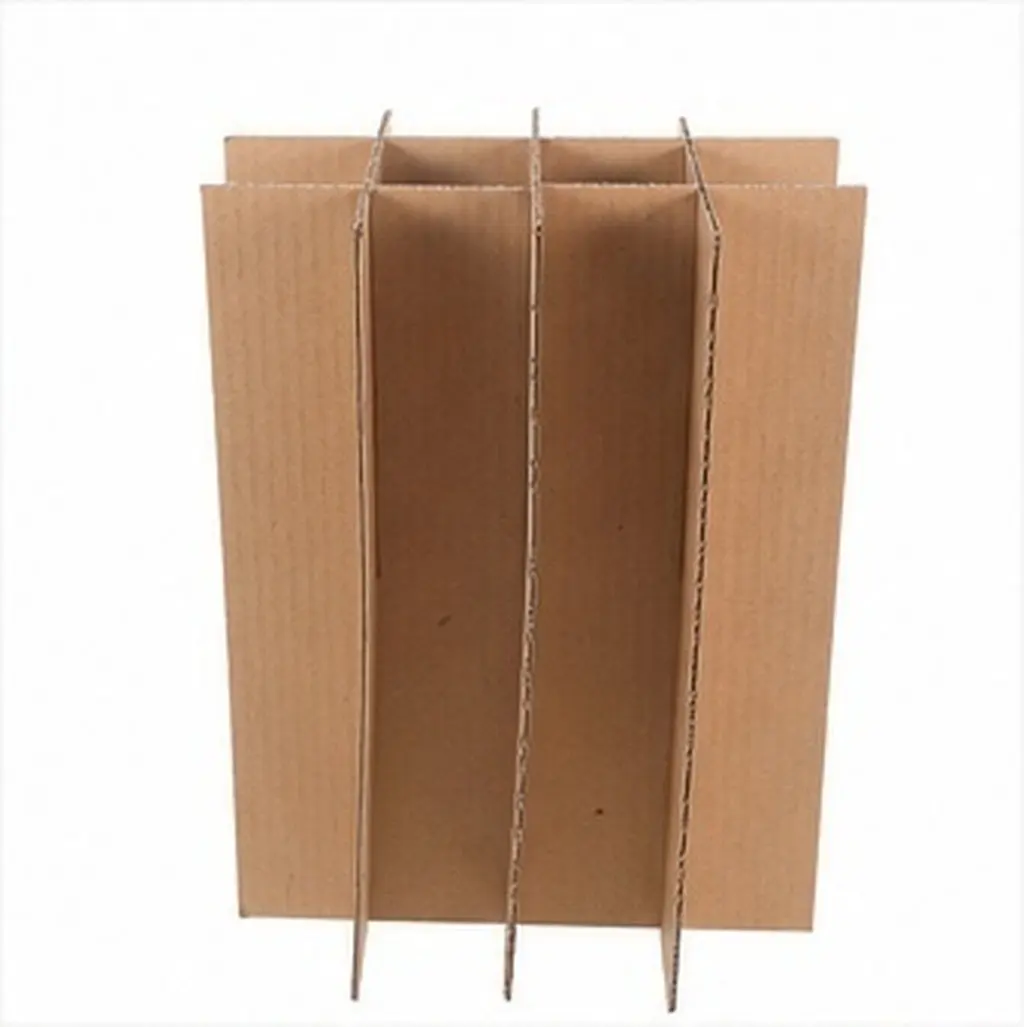 5Pcs Wine Paper Partition Grid Cardboard Dividers Protective Shipping Box Inserts Secure Fit for Bottles Glassware Packing