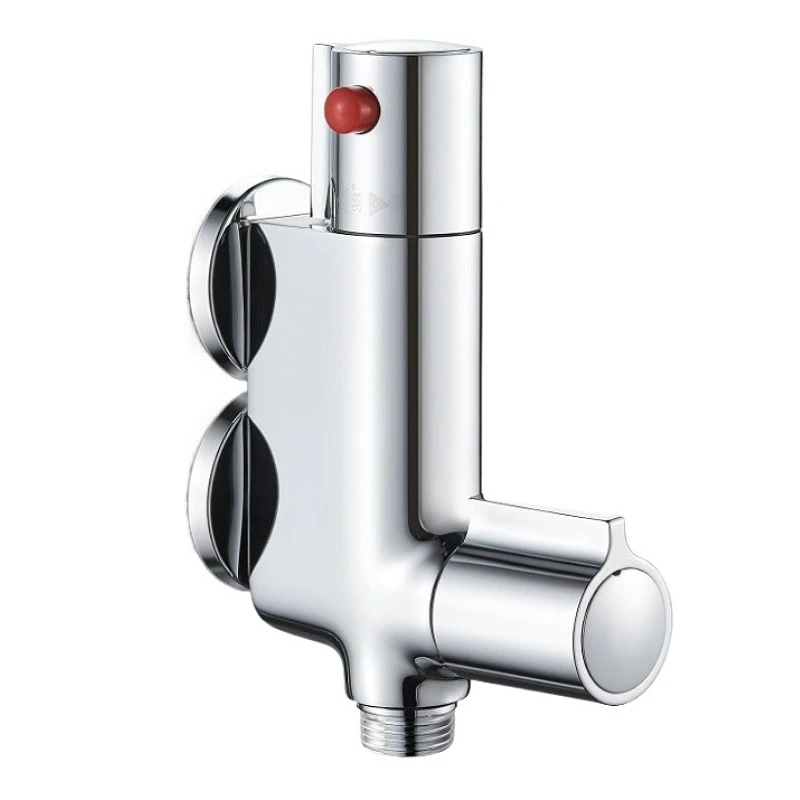 Mini Thermostatic Shower Mixer Bar Valve for RV Camper Van Yacht Boat Bidet Tap Bidet Sprayer Shower Vertical Thermostatic Mixer