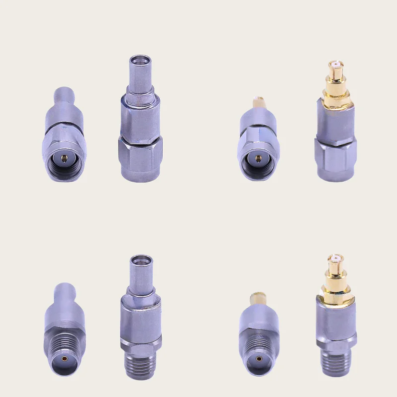 1pcs Stainless steel test adapter SMA to SMP Male plug & Female jack millimeter wave test connector 18G