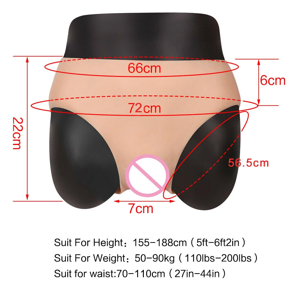 سراويل سيليكون وهمية المهبل ل كروسدرسر ، تشكيل الورك ، السراويل ، الملابس الداخلية ، اللباس الداخلي ، تأثيري ، يمكن أن تكون مرتبطة #4