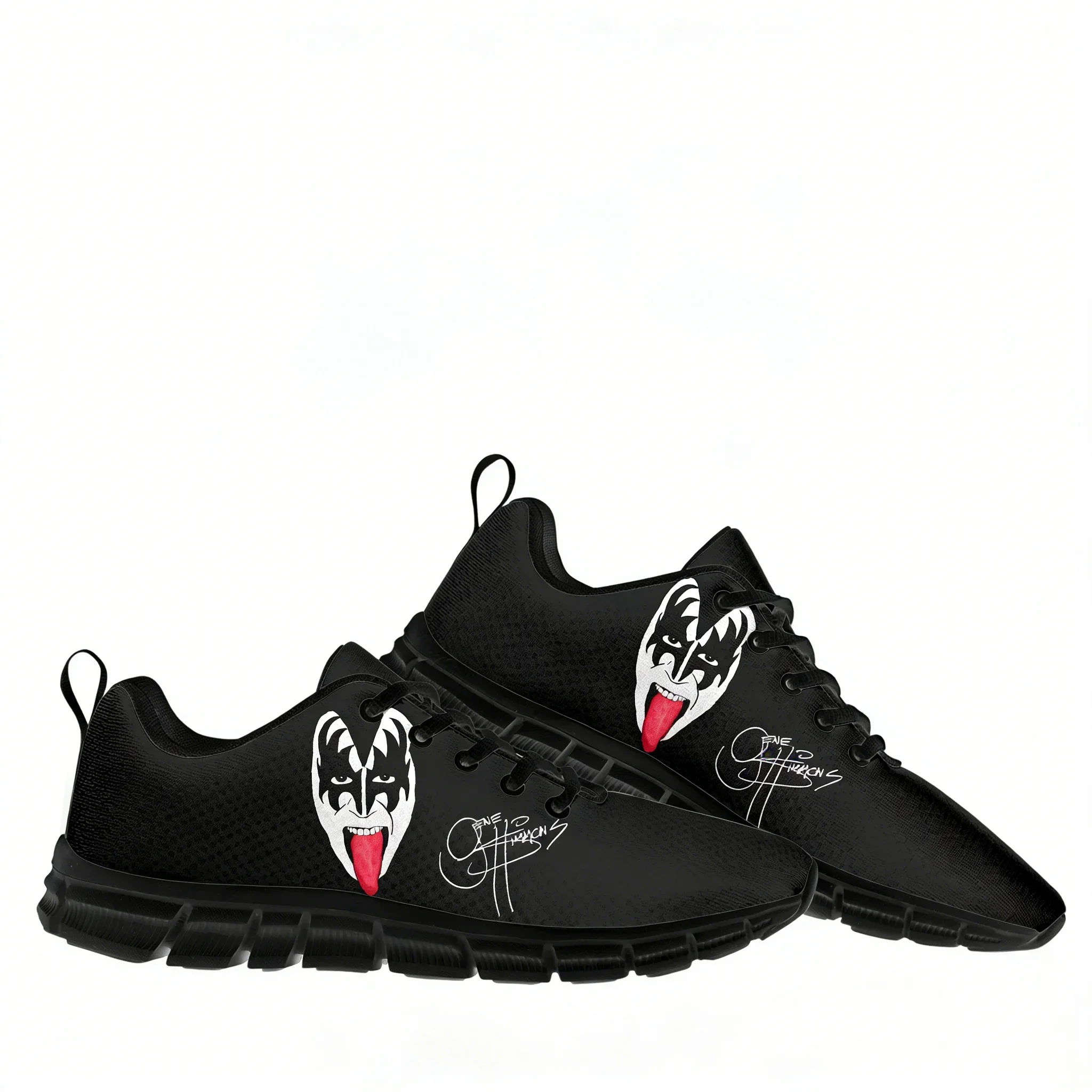Gene The Demon Simmons Kiss Sports Shoes Mens Womens Sneakers Fashion Casual Hiking Sneaker Custom Built Shoes view 2