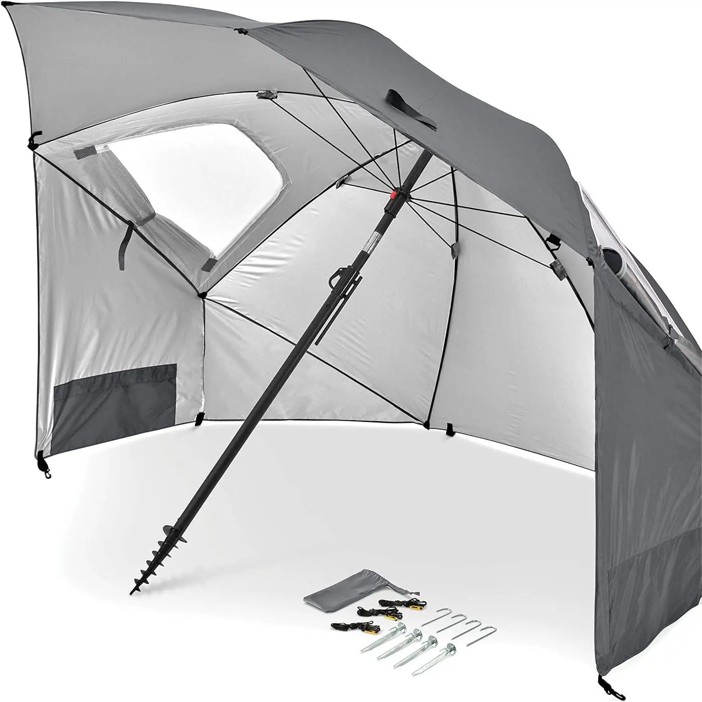 

Retail 240cm High Quality Carp Fishing Umbrella with Shelter Parasol Steel Customized Outdoor Furniture Stainless Steel Pole