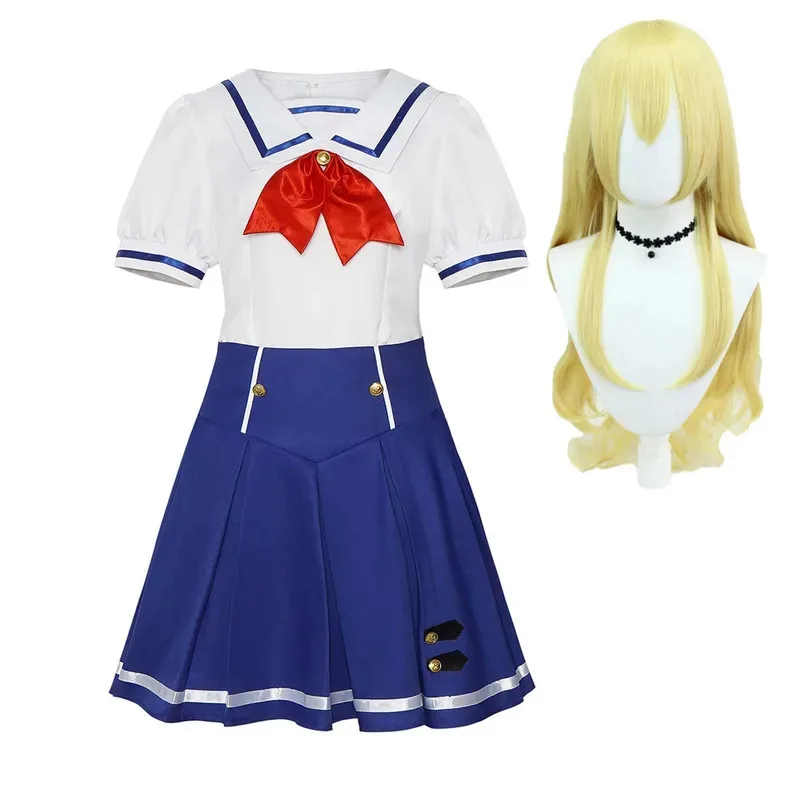 Anime Aikatsu Hoshimiya Ichigo Cosplay vestido escolar disfraz lf [5