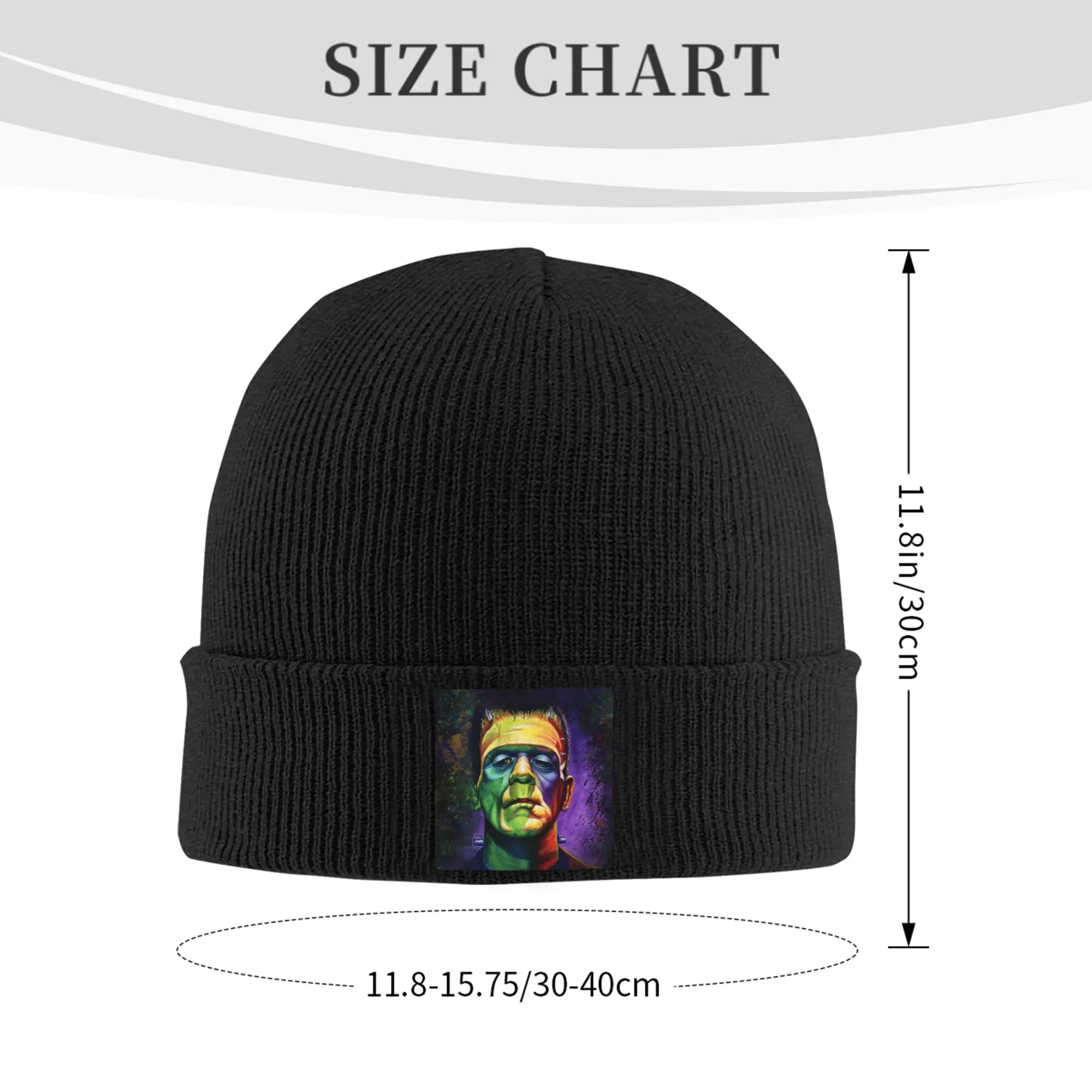 Horror Halloween Monster Skullies Beanies Caps Men Women Unisex Cool Winter Warm Knitting Hat Adult Frankenstein Bonnet Hats