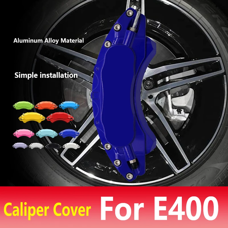 

For Mercedes Class E 400 E400 Car Brake Caliper Cover Aluminum Alloy Metal Fit Base Sedan 4 Door
