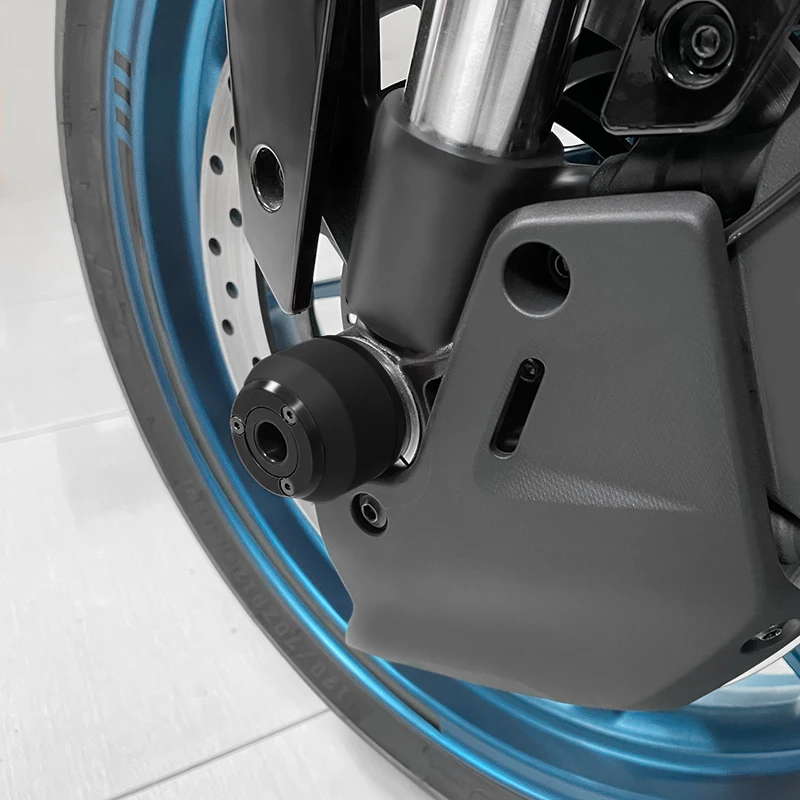ل Z1000 Z1000R Z1000SX ninja1000sx ninja650 versys650/1000 دراجة نارية الجبهة عجلة المحور شوكة تحطم المتزلجون بطانة حماية غطاء