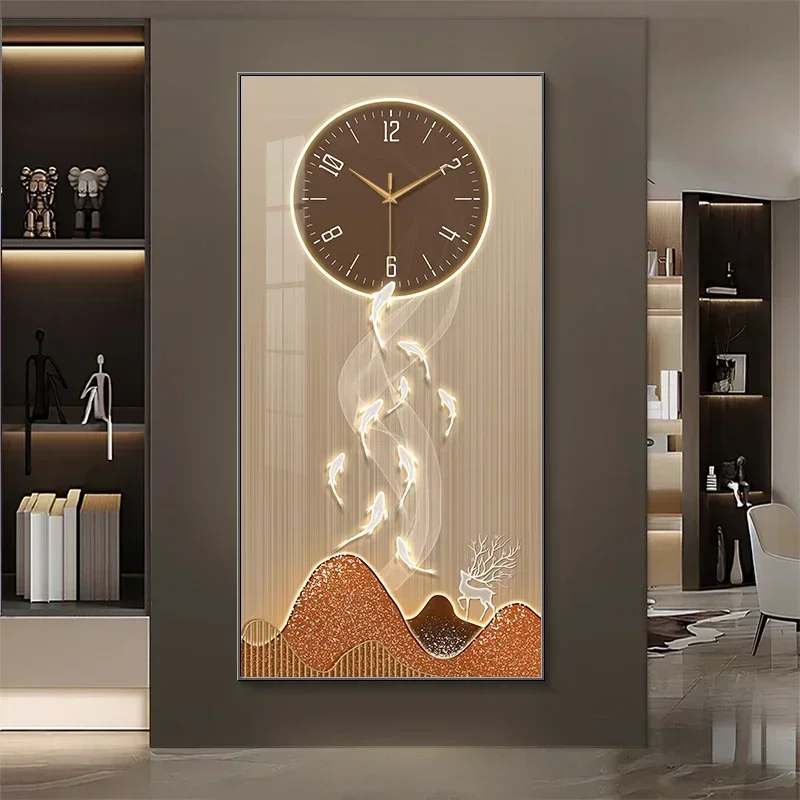 #Stylish Living Room Wall Clock Unique Stylish Bedroom Restaurant DigitalClock Wall Cute Design Horloges Murales Home Decoration