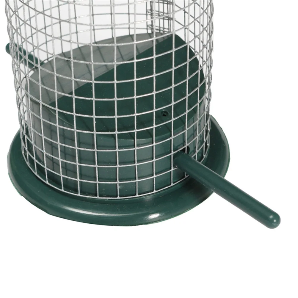 

2pcs Bird Feeder Hanging Wild Stable Plastic Outdoor Garden Decoration Style Attract Sparrow Woodpecker Goldfinch