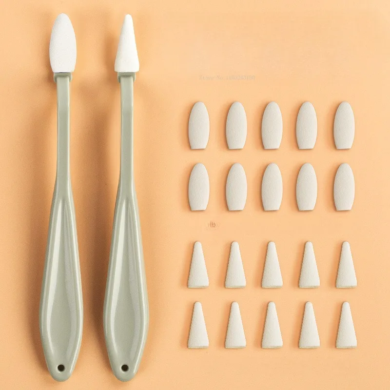 Sketch Wipe Pen Replacement Core Pointed/round Head Sponge Set  Art Details Highlights Special Rub Brush Sponge Painting Tools