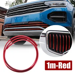 1 Roll Universal Grille Clips ABS Car Chrome Protection Wheel Rim Collision Strips Auto Exterior Decoration For bmw f30