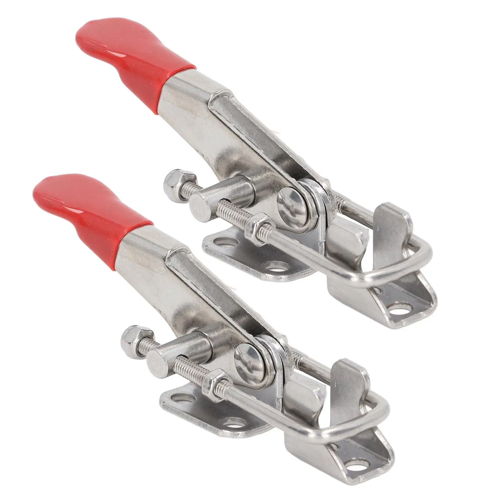 조정 가능한 스테인레스 스틸 토글 클램프 풀 래치, 400lbs 용량 키트, 보안 캔다, 2 개