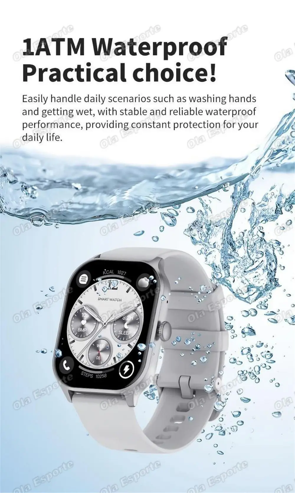 2026 Neue Smartwatch für Damen mit Bluetooth-Anruf, GPS, Bewegungs-, Herzfrequenz- und Schlafaufzeichnung, Outdoor-Sport-Smartwatch für Herren, kompatibel mit Android/iOS – Detail 9