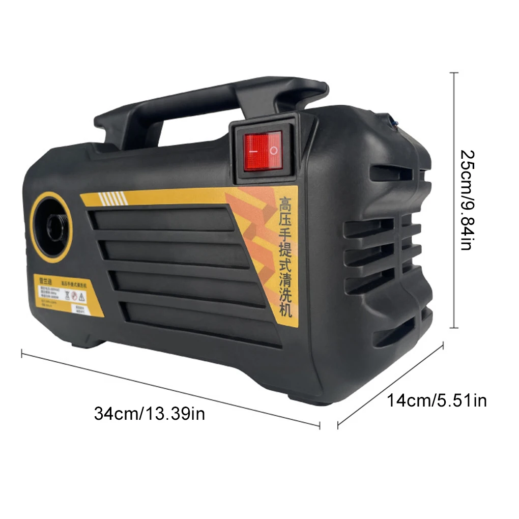 3000W Electric High Pressure Washer Portable Powerful Car Wash Gun 220V/110V Wash Cleaning Machine For Home&Car Garden Washing