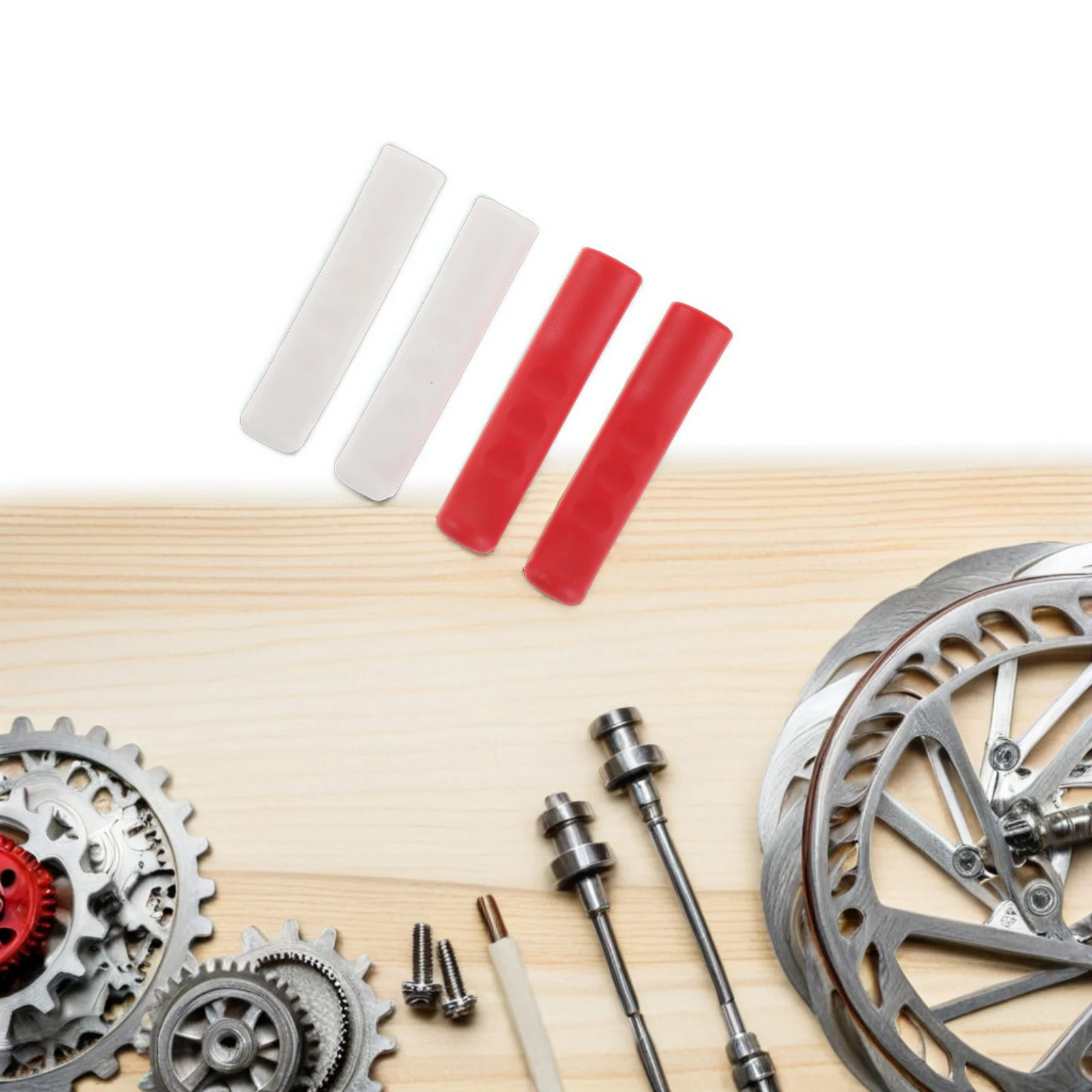 

20Pcs Bike Brake Lever Grip Covers High Elasticity Silicone Anti-Slip Brake Handle Sleeves Protection for Mountain Road Bikes