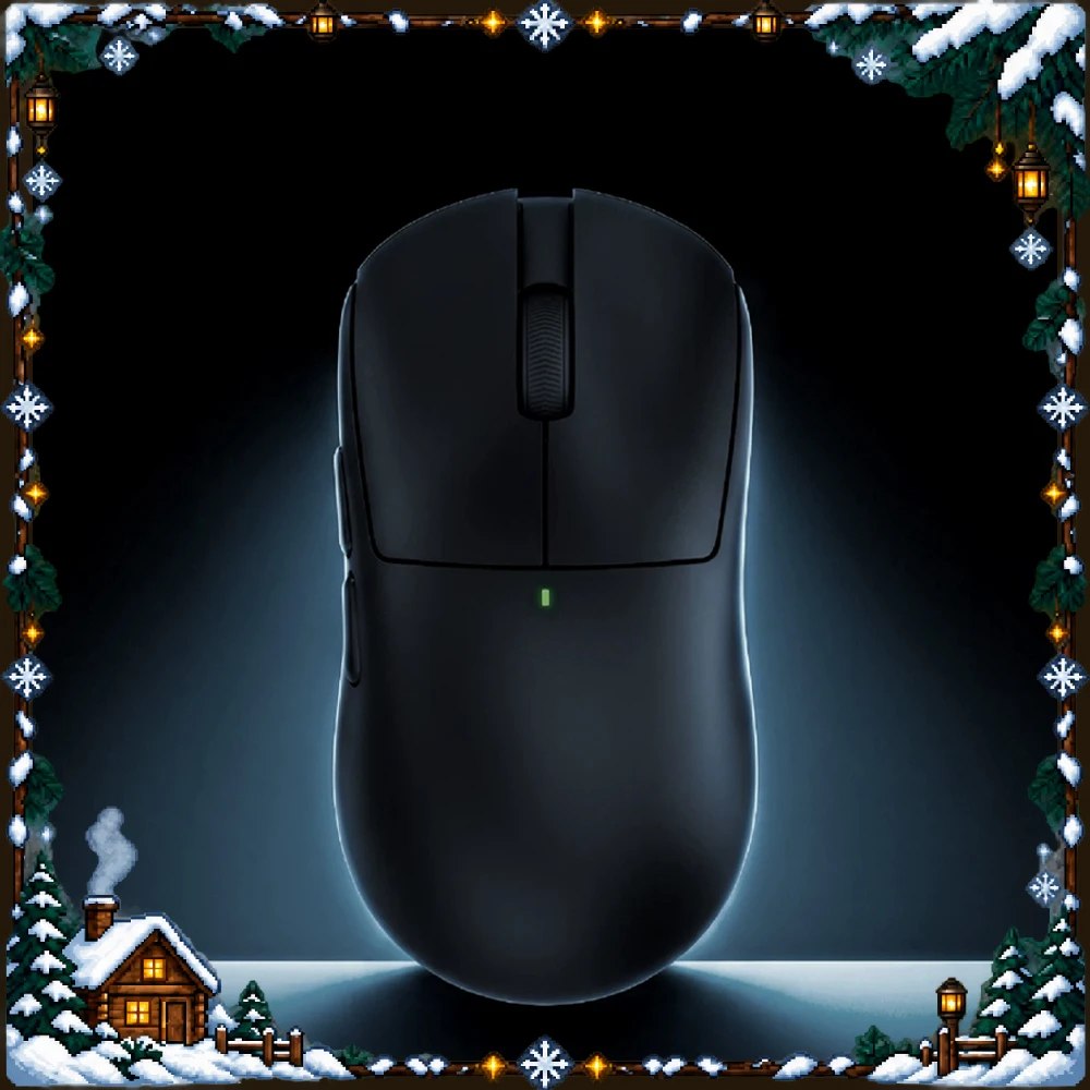 OwlX Gaming Mouse Dual Mode Wireless Mouse MAGS Electromagnetic Microswitch PAW3955 8000Hz Polling Rate Lightweight Mice For PC