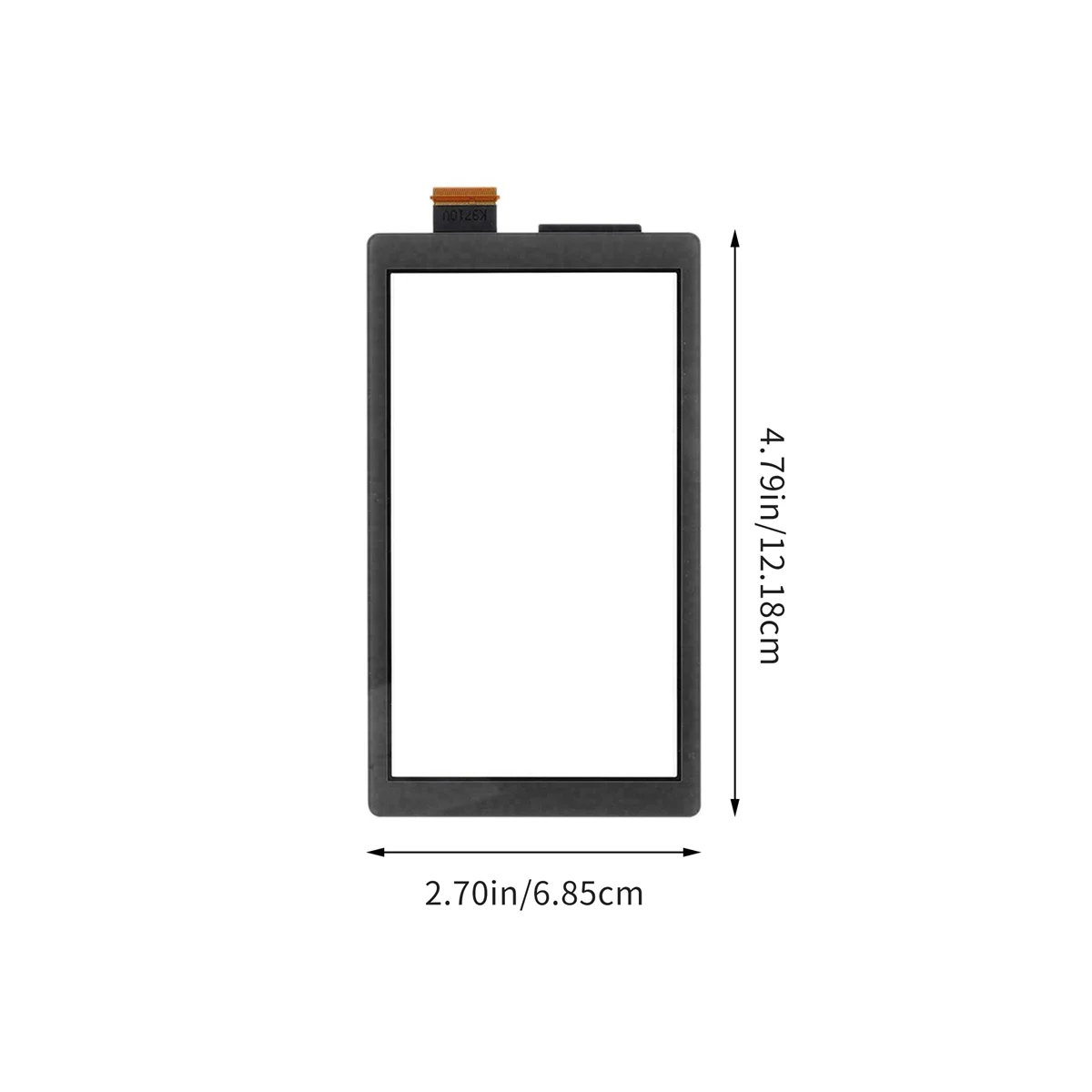 بديل شاشة A57G-Lcd تعمل باللمس لشاشة Switch Lite المتينة لاستبدال شاشة Switch Lite باللون الأصفر