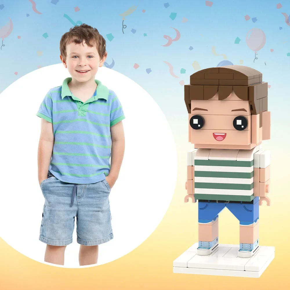 

Custom 1 Person Suitable for Any Festival, Character Brickfigures, Small Particle Blocks Model Perfect for Collection & Display