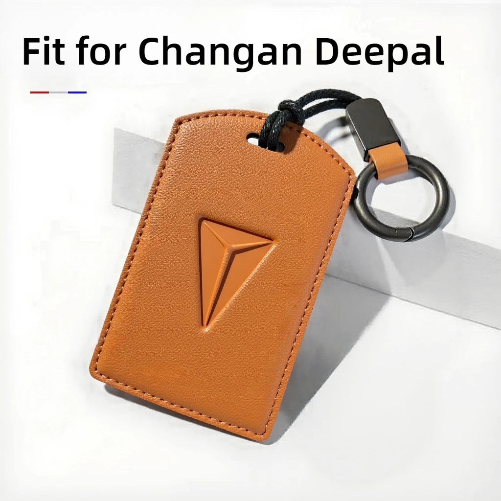 

Fit for Changan Deepal SL03 S07 S05 G318 Car Key Card Holder NFC Smart Card Case Suede Protective Shell