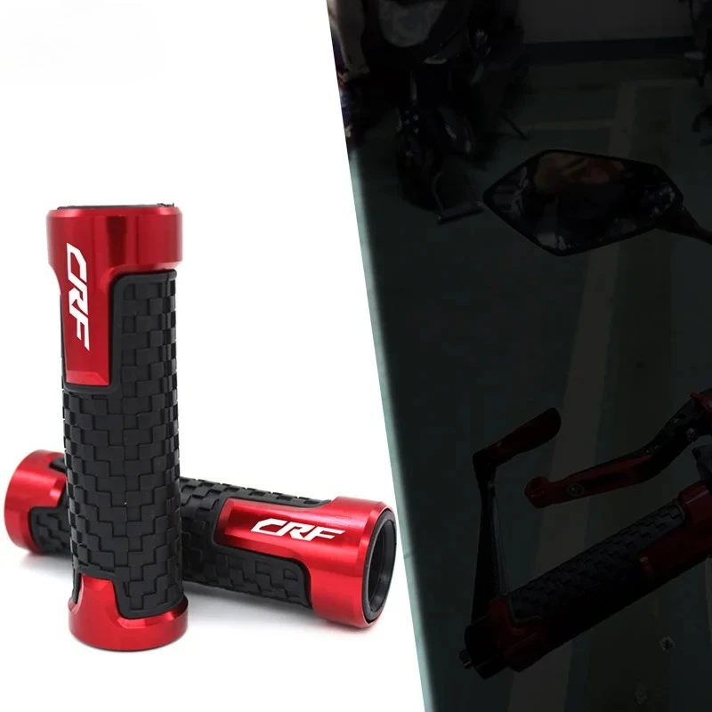 Motorcycle Hand Grips CNC Throttle Moto Handlebar Soft Rubber Grips Fit For CRF 150 230 250 450 1000 R RX X F L M RALLY L