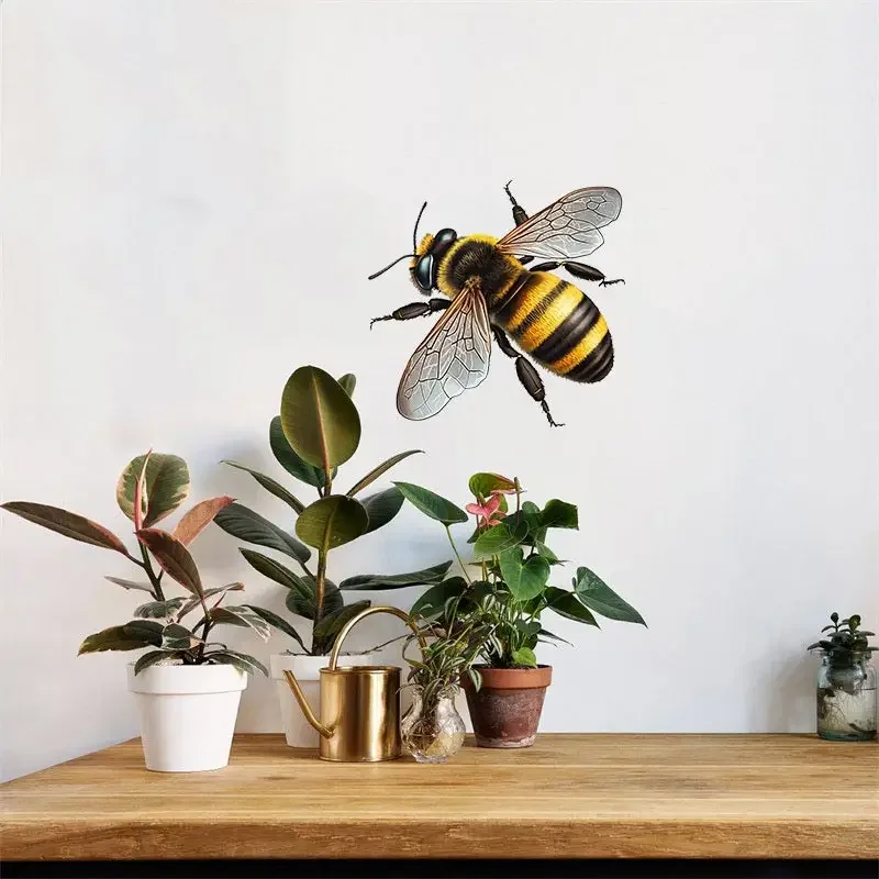 Car self-adhesive stickers, bees, insects, animals, toilets, living rooms, wardrobes, refrigerators, home decor stickers