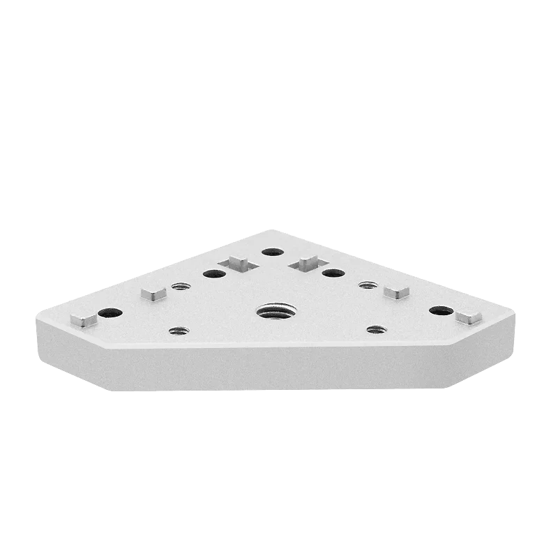 3030/4040Aluminum profile triangular end face connection plate, profile anchor, industrial fittings, backing plate