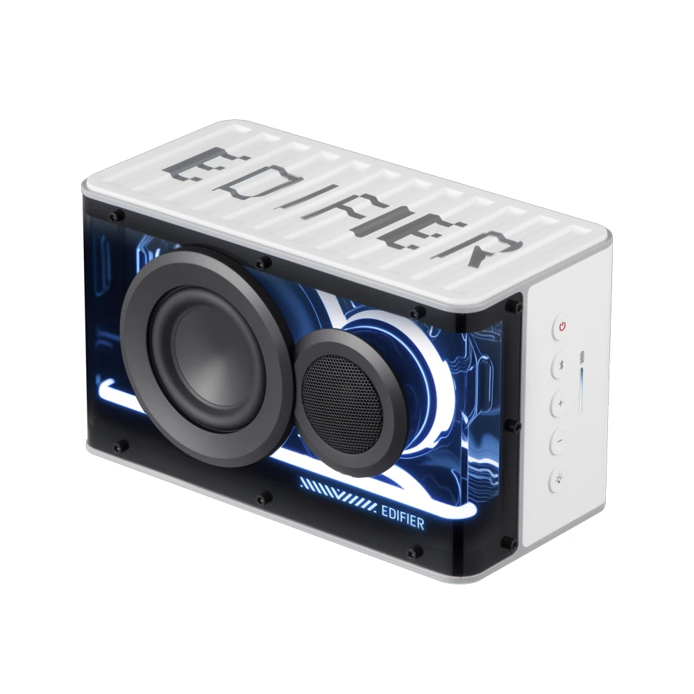 EDIFIER QD25 25W draagbare Bluetooth-luidspreker Hi-Res Audio Bluetooth 6.0 15H speeltijd RGB-lichteffecten Stereo-koppeling APP-bediening