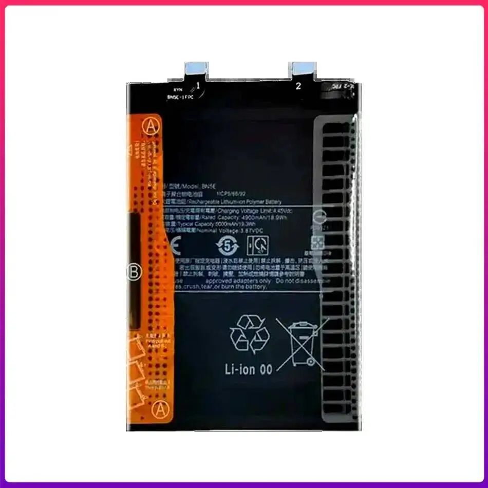 For Xiaomi Redmi Note 11E Pro Poco X4 Pro 5G Good Low-Temperature Performance 5000mAh BN5E Mobile Phone Battery