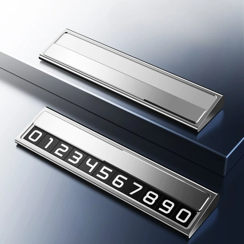 1 قطعة بطاقة ركن السيارة المؤقتة رقم الهاتف حامل هاتف السيارة لوحة رقم الهاتف اكسسوارات السيارات التصميم