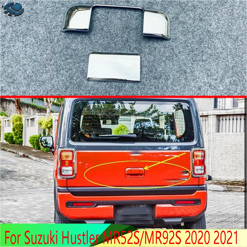 

For Suzuki Hustler MR52S/MR92S 2020 2021 Car Accessories ABS Chrome Mirror rear door handle cover decoration