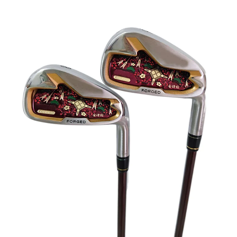 Palos de golf S-08 Juego de hierros de golf Plata para hombres diestros 5-11A S Eje de acero de grafito R S SR Flex con empuñaduras